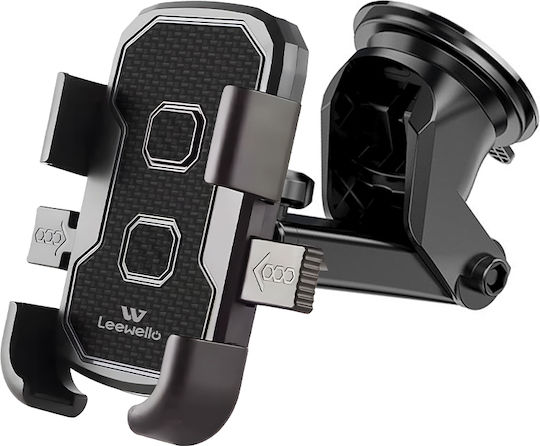 Leewello LW-174 Handyhalterung Auto 3.5" - 7.1" mit verstellbaren Haken Schwarz