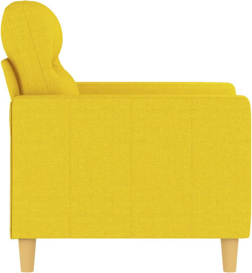 Armchair Open Yellow 78x77x80cm