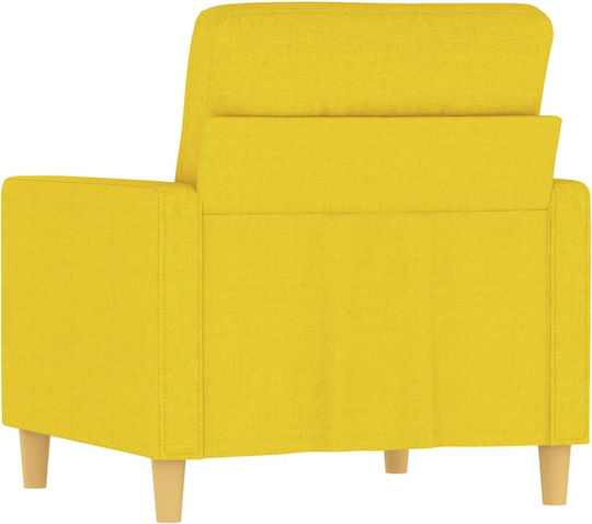 Armchair Open Yellow 78x77x80cm