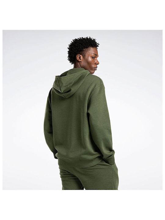 Reebok Men's Sweatshirt with Hood VARSITY GREEN II0689