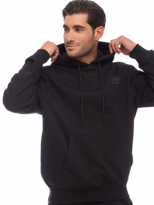 Sweatshirt mit Kapuze Schwarz
