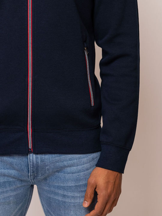 Men's Sweatshirt with Navy Blue Hood
