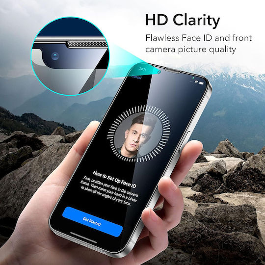 ESR Armorite Tempered Glass Μαύρο (iPhone 13 Pro Max)