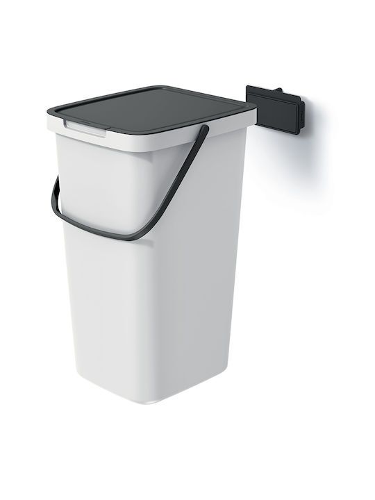 Prosperplast Systema Q Collect Coș de Gunoi Plastic pentru Dulap Maro 20lt 1buc