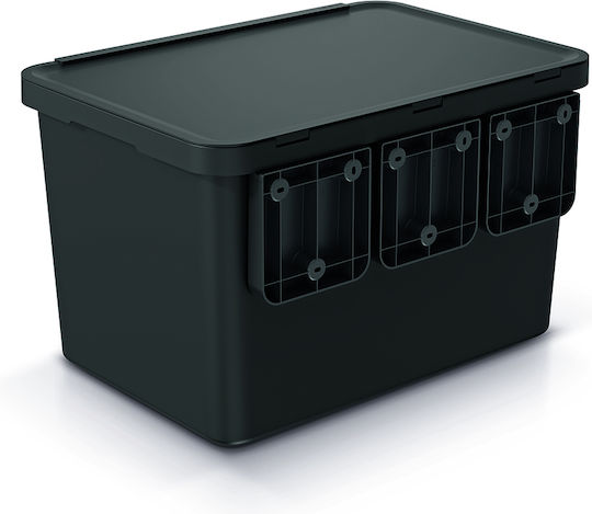 Prosperplast Systema Кошче Рециклиране Plastic Gray за шкаф 10лт 1бр
