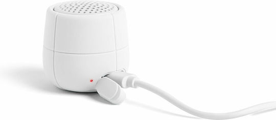 Lexon Mino X Waterproof Bluetooth Speaker 3W with Battery Life up to 3 hours White