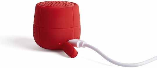 Lexon Mino X Αδιάβροχο Ηχείο Bluetooth 3W με Διάρκεια Μπαταρίας έως 3 ώρες Κόκκινο