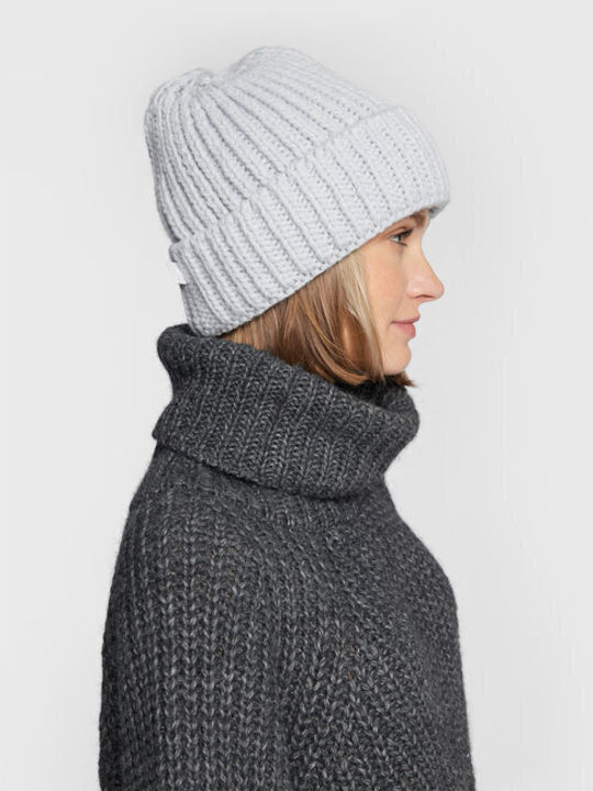 Ribbed Beanie Cap Light Blue