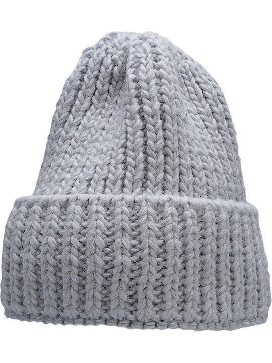 Ribbed Beanie Cap Light Blue