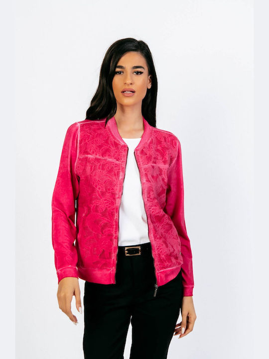 Boutique Women's Cardigan Fuchsia