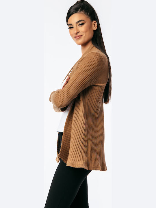 Women's Knitted Cardigan Brown