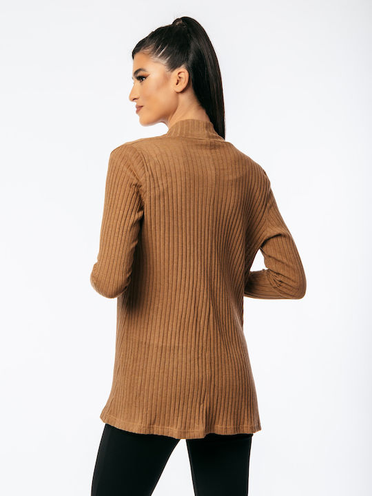 Women's Knitted Cardigan Brown