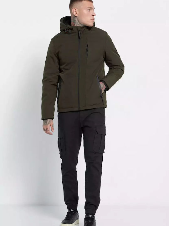 Garage Fifty5 Herren Winter Jacke Lässig Forest Green