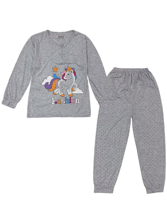 Ustyle Kids Pyjamas Cotton grey