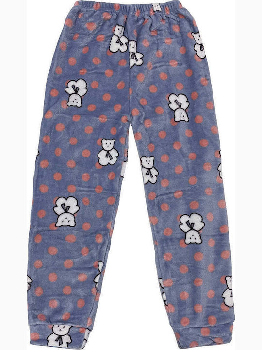 Ustyle Pijama pentru copii De iarnă Fleece Blue