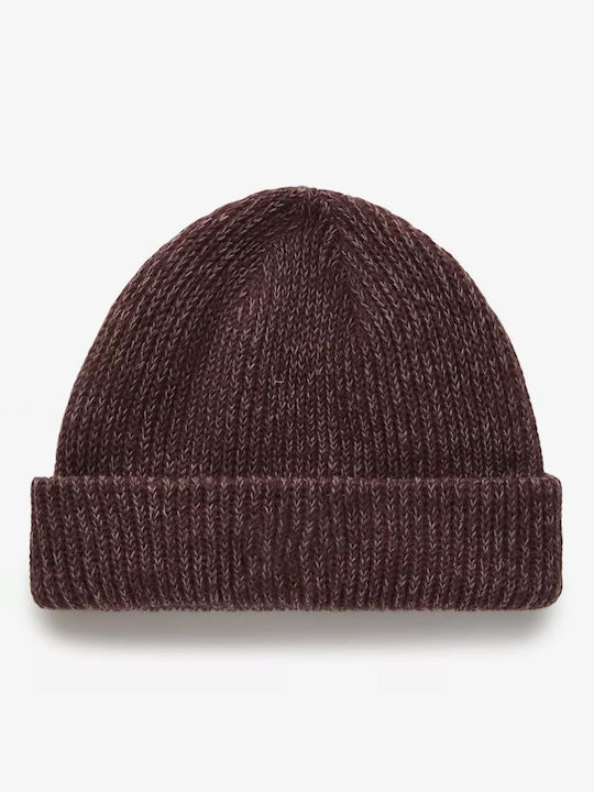 Vans Bruckner Cuff Beanie Unisex Σκούφος Πλεκτός σε Καφέ χρώμα