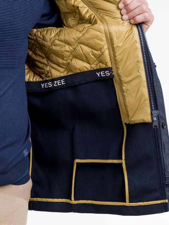 Men's Half Coat Blue