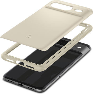 Spigen Thin Fit Back Cover Silicone Durable Beige (Google Pixel 8)