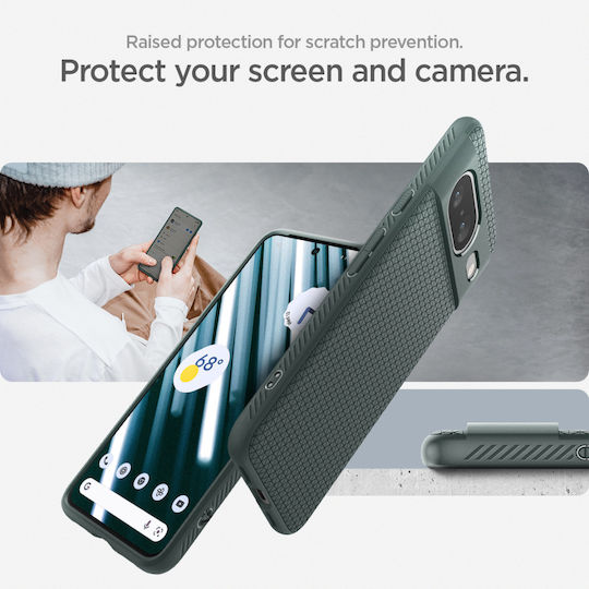 Spigen Liquid Air Back Cover Silicone Green (Google Pixel 8)