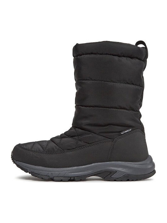 Damenstiefel mit Pelz Schwarz