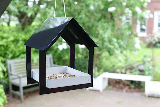 Esschert Design Vogelfütterung & -tränke in Grau