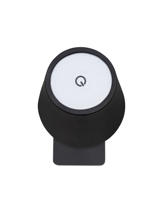 Megapap Melvin Metal Lampă de masă LED cu Abajur Negru și Bază