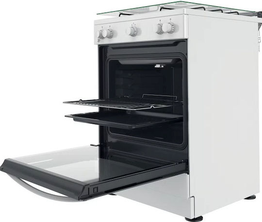 Indesit Gasherd 71Es B60cm. White