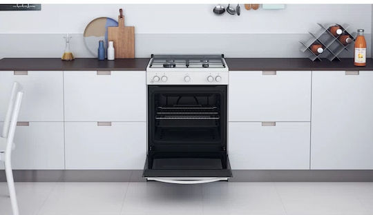 Indesit Gasherd 71Es B60cm. White