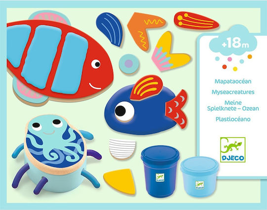 Djeco Plasticine - Marine Creatures Play Set for 1.5+ Years