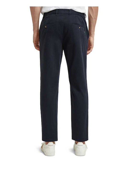 Scotch & Soda Pantaloni pentru bărbați Chino cu Croială Normală BLUE