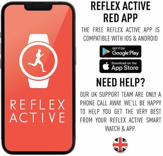 Reflex Active Series 23 Set with TWS Earbuds Smartwatch with Heart Rate Monitor (Pink Rose Gold Plated)