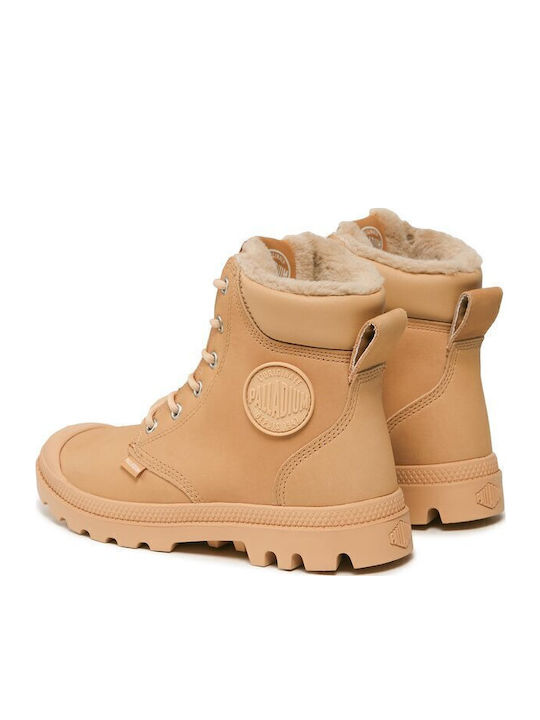 Palladium Pampa Women's Hiking Boots Beige