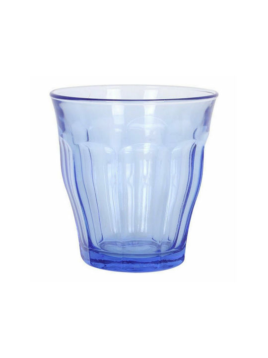 Duralex Picardie Set Gläser aus Glas in Blau Farbe 250ml 24Stück