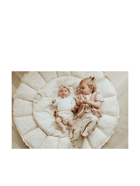 Play&go Saltea de Joacă pentru Copii din Țesătură Bej 130x130cm 1buc