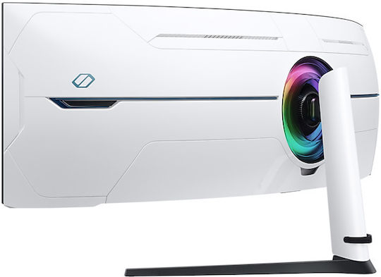 Samsung Odyssey Neo G9 G95NC UltraWide VA HDR Gebogener Spiele-Monitor 57 Zoll 7680x2160 240Hz mit Reaktionszeit 1ms GTG