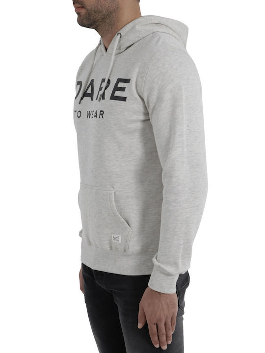 Garage Fifty5 Men's Sweatshirt with Hood and Pockets Gray