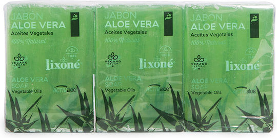 Lixone Cosmetica Aloe Vera Soap 3x125gr