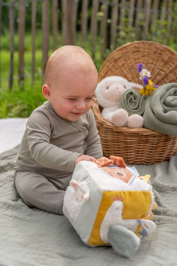 Little Dutch Activity Cube Little Farm made of Fabric with Sounds for 0++ Months