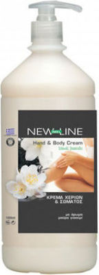 Imel New Line Hand & Body Cream Black Jasmine Moisturizing Cream with Jasmine Scent 1000ml