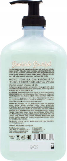 Devoted Creations Seaside Sunset Moisturizing Cream Body with Aloe Vera for Dry/Very Dry Skin 540ml