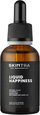 Skintra Liquid Happiness Αντιγηραντικό Serum Προσώπου με Ρετινάλη & Βιταμίνη E για Λάμψη & Σύσφιξη 30ml