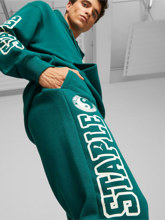 Staple Sweatpants with Elastic Green