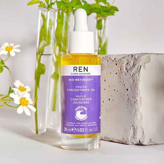 Ren Clean Skincare Bio Retinoid Moisturizing and Anti-aging Oil Serum for Face Revitalization 30ml