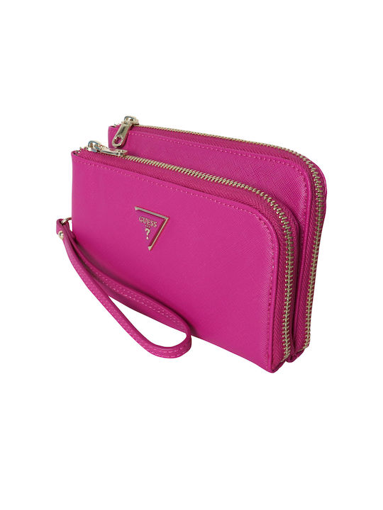 Guess Mare Piele Portofel pentru femei Clasici Fuchsia