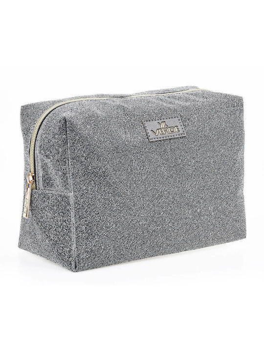 Verde Toiletry Bag in Silver color