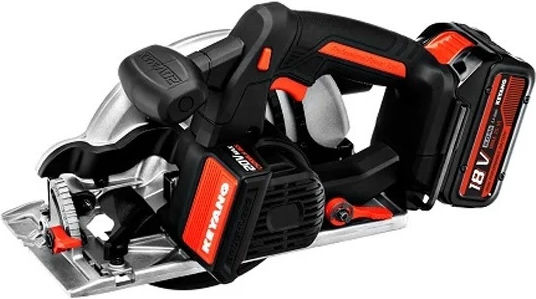 Keyang CS20BLH165 Дисков Трион Безчетков 18 Волт 2x5 Ах с Система за Прахосмукачка