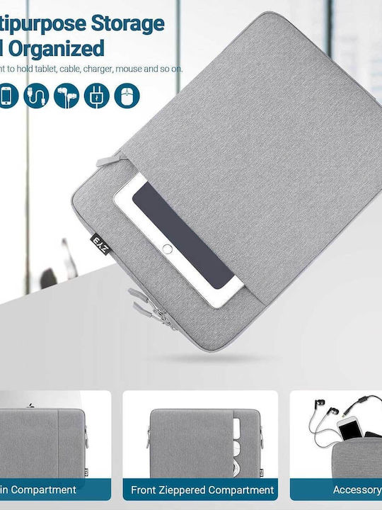 ZYB Αδιάβροχη Θήκη για Laptop 16" σε Γκρι χρώμα 1000-42210085