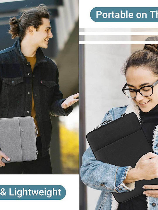 ZYB Αδιάβροχη Θήκη για Laptop 16" σε Γκρι χρώμα 1000-42210085