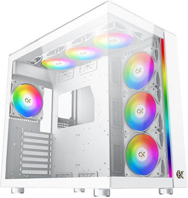 Xigmatek AQUA Ultra Arctic Jocuri Full tower Cutie de calculator cu iluminare RGB Arctic