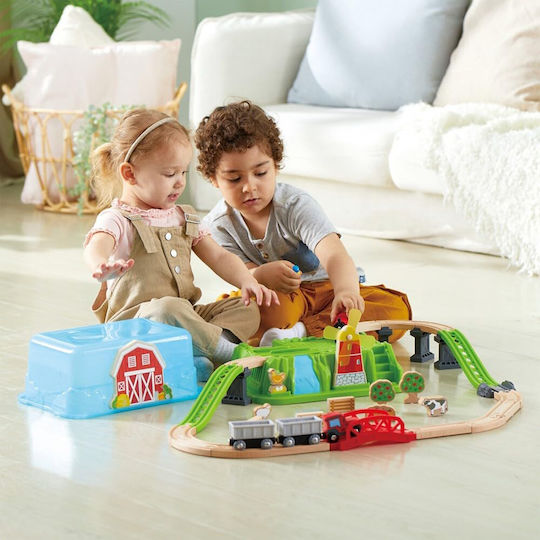 Hape Ferma Set cu Trenuleț pentru 3+ ani+ Ani